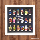 Displayrahmen für LEGO® Minifiguren Serie Disney 100 - Motiv 2 - Vorschau