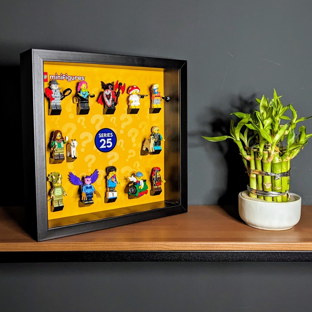 Displayrahmen für LEGO® Minifiguren Serie 25
