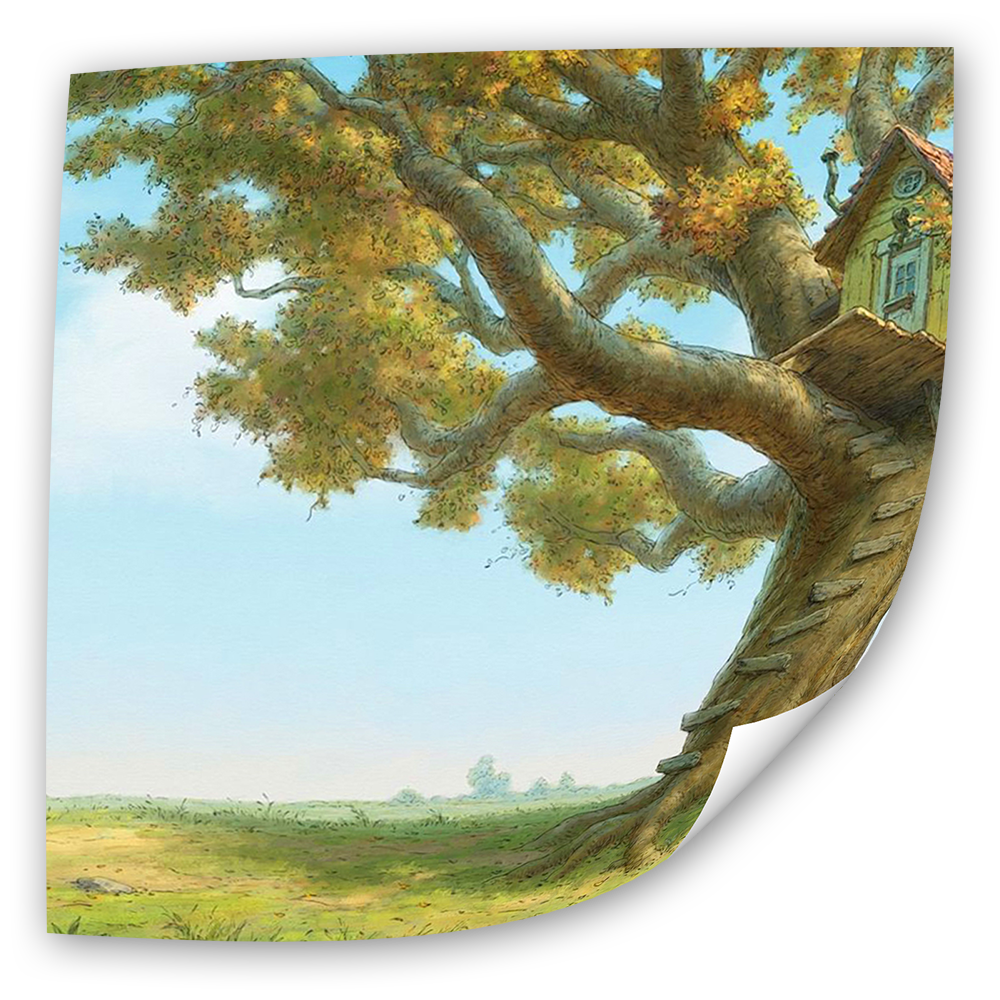 Fotoeinleger Winnie Pooh - Motiv: Tigger's Haus (25x25 cm) (Kopie)