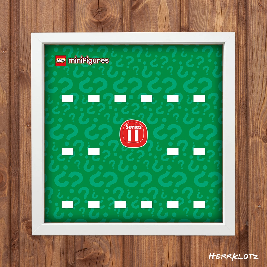 Displayrahmen für LEGO® Minifiguren Serie 11