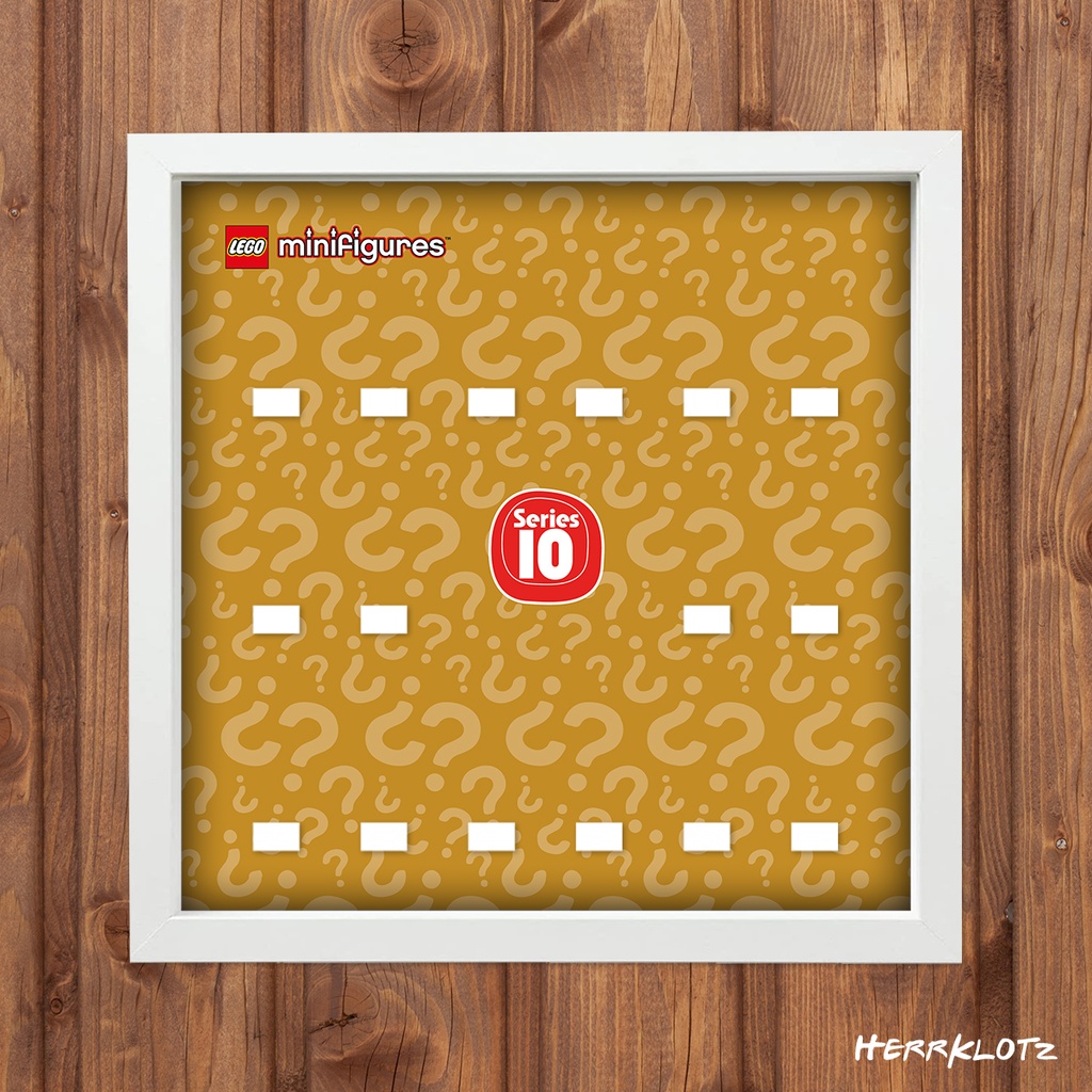 Displayrahmen für LEGO® Minifiguren Serie 10