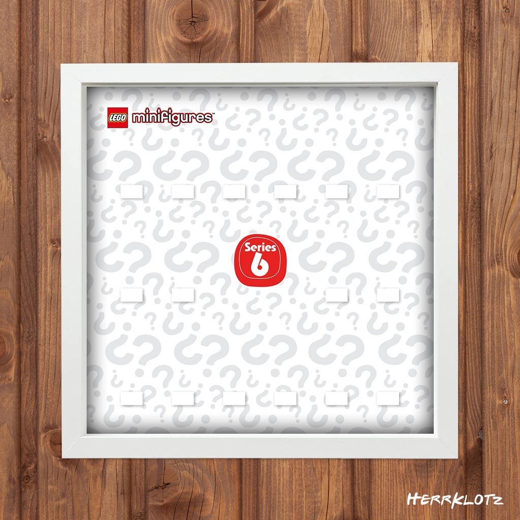 Displayrahmen für LEGO® Minifiguren Serie 6