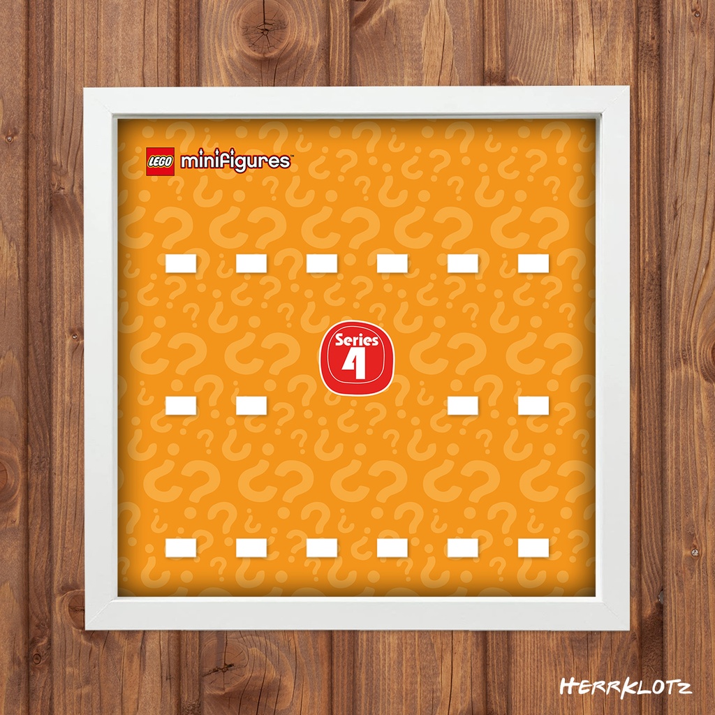 Displayrahmen für LEGO® Minifiguren Serie 4