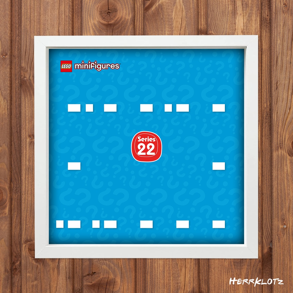 Displayrahmen für LEGO® Minifiguren Serie 22
