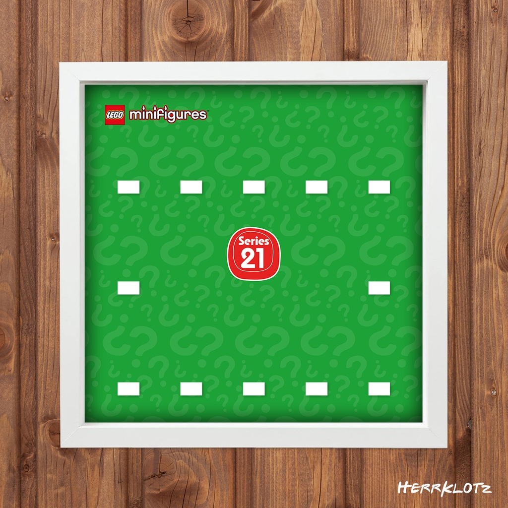 Displayrahmen für LEGO® Minifiguren Serie 21