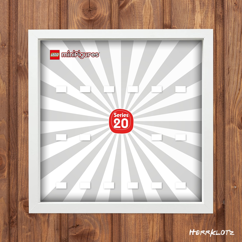 Displayrahmen für LEGO® Minifiguren Serie 20