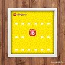 Displayrahmen für LEGO® Minifiguren Serie 16
