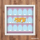 Displayrahmen für LEGO® Muppets (71033) - Motiv: Theater
