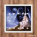Displayrahmen für LEGO® Star Wars Minifiguren - Motiv: Classic Poster (25x25)