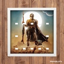 Displayrahmen für LEGO® Star Wars Minifiguren - Motiv: Mandalorian