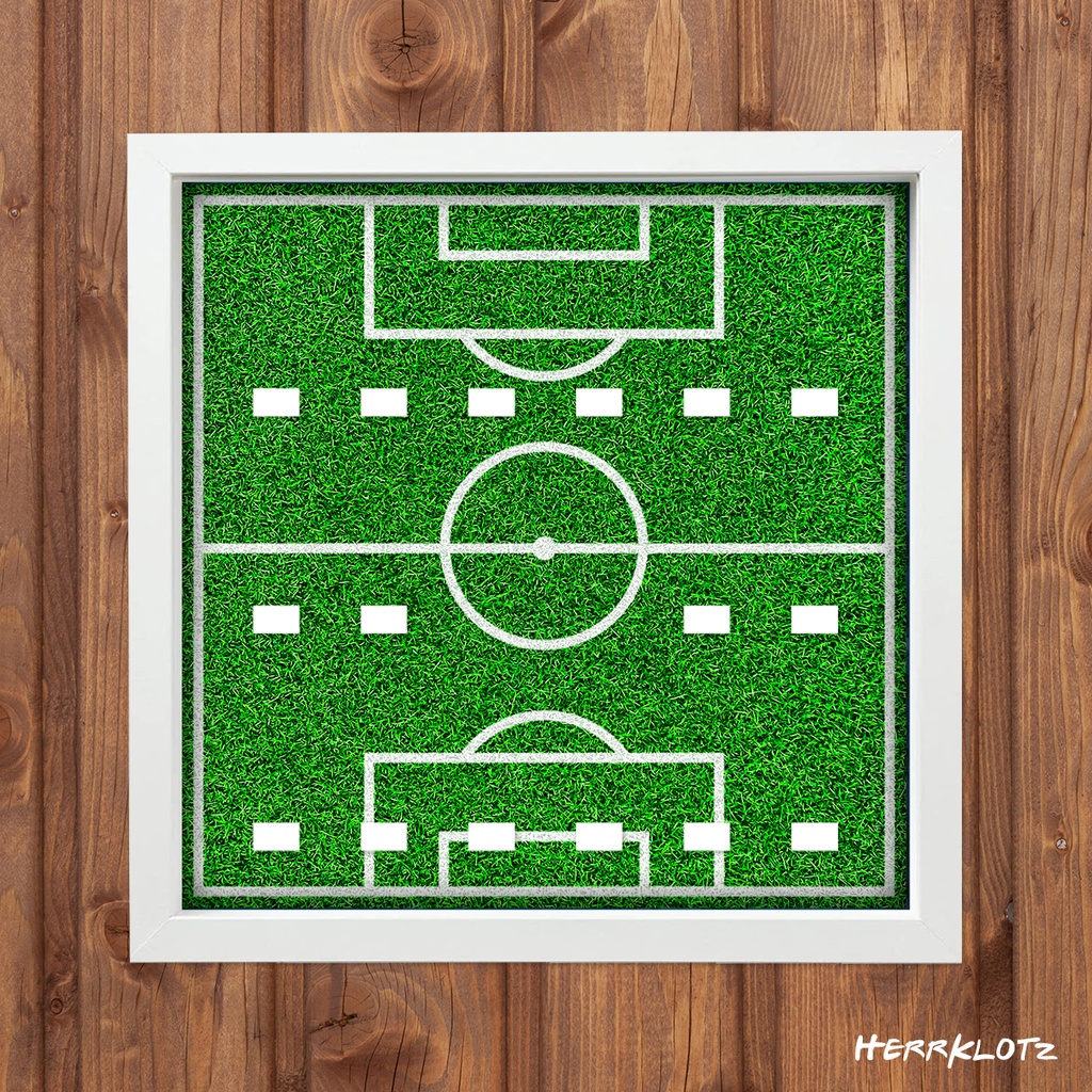 Displayrahmen für LEGO® Minifiguren Serie DFB - Die Mannschaft - Motiv 2