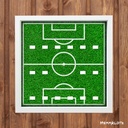 Displayrahmen für LEGO® Minifiguren Serie DFB - Die Mannschaft - Motiv 2