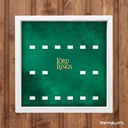 Displayrahmen für LEGO® Minifiguren - Der Herr der Ringe - Logo Ver. 1