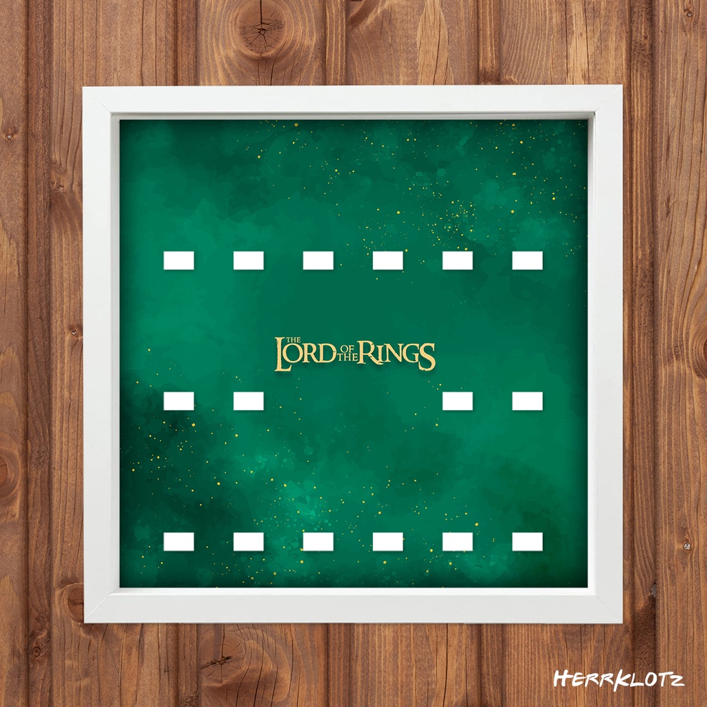 Displayrahmen für LEGO® Minifiguren - Der Herr der Ringe - Logo Ver. 2