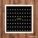 Displayrahmen für LEGO® Star Wars Minifiguren - Motiv: Space (50x50)