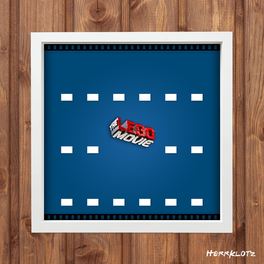 Displayrahmen für LEGO® Movie Minifiguren Serie