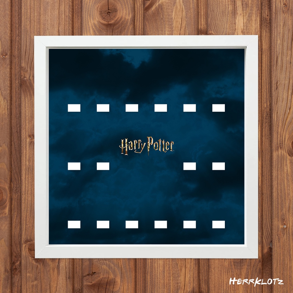 Displayrahmen für LEGO® Harry Potter Minifiguren - Motiv: Wolken